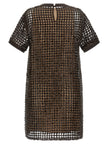 Brunello Cucinelli Sequin Mesh Dress