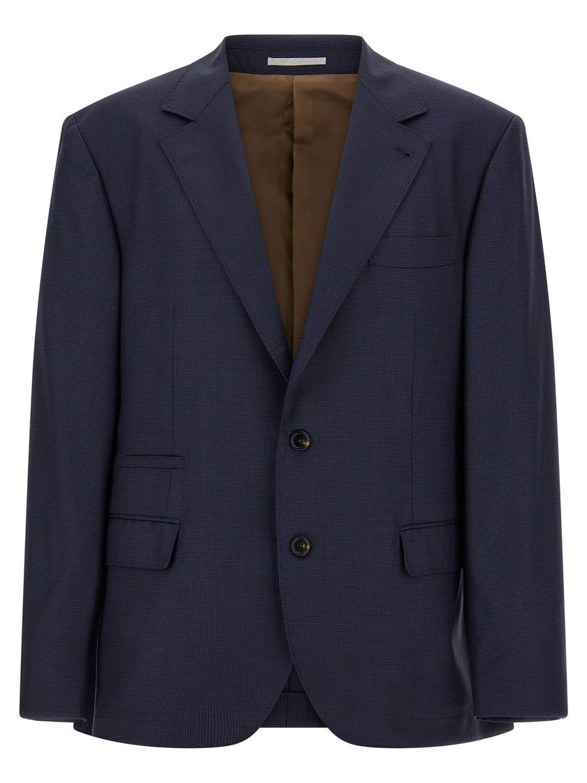Brunello Cucinelli Houndstooth Blazer