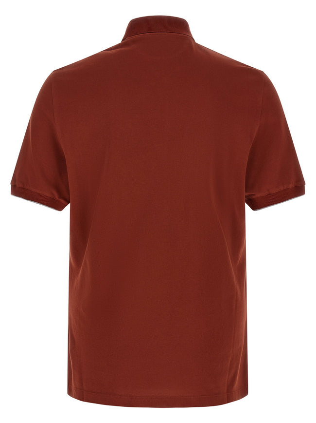 Brunello Cucinelli Logo Embroidery Polo Shirt