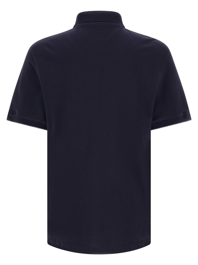 Brunello Cucinelli Logo Piqué Polo Shirt