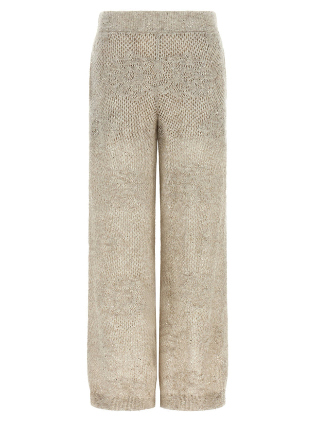 Brunello Cucinelli Dazzling Abstact Leaf Pants