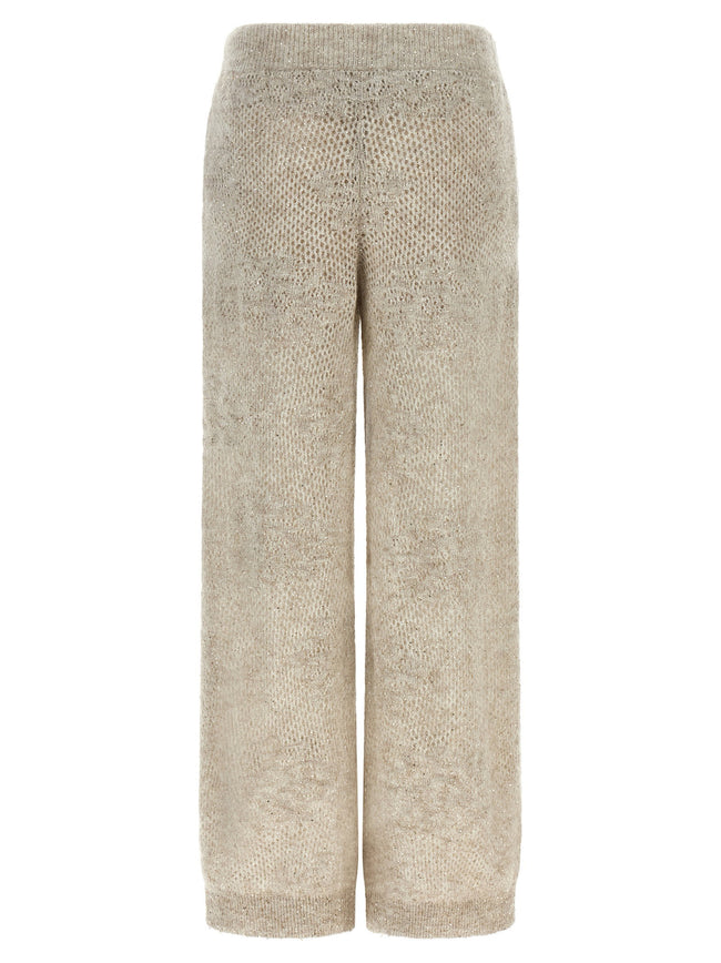 Brunello Cucinelli Dazzling Abstact Leaf Pants