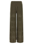 Brunello Cucinelli Track Flower Lace Pants
