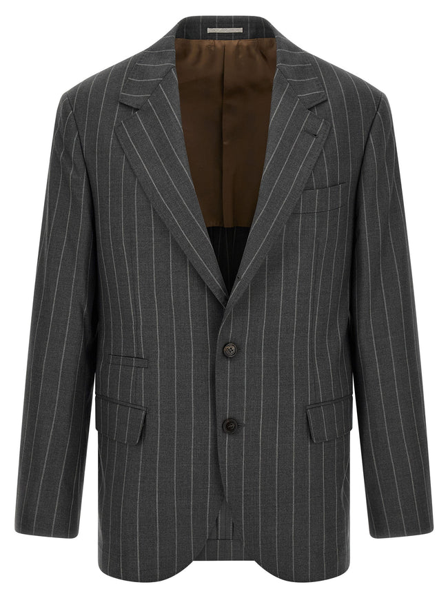 Brunello Cucinelli Pinstripe Blazer