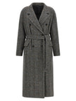 Brunello Cucinelli Check Tweed Coat