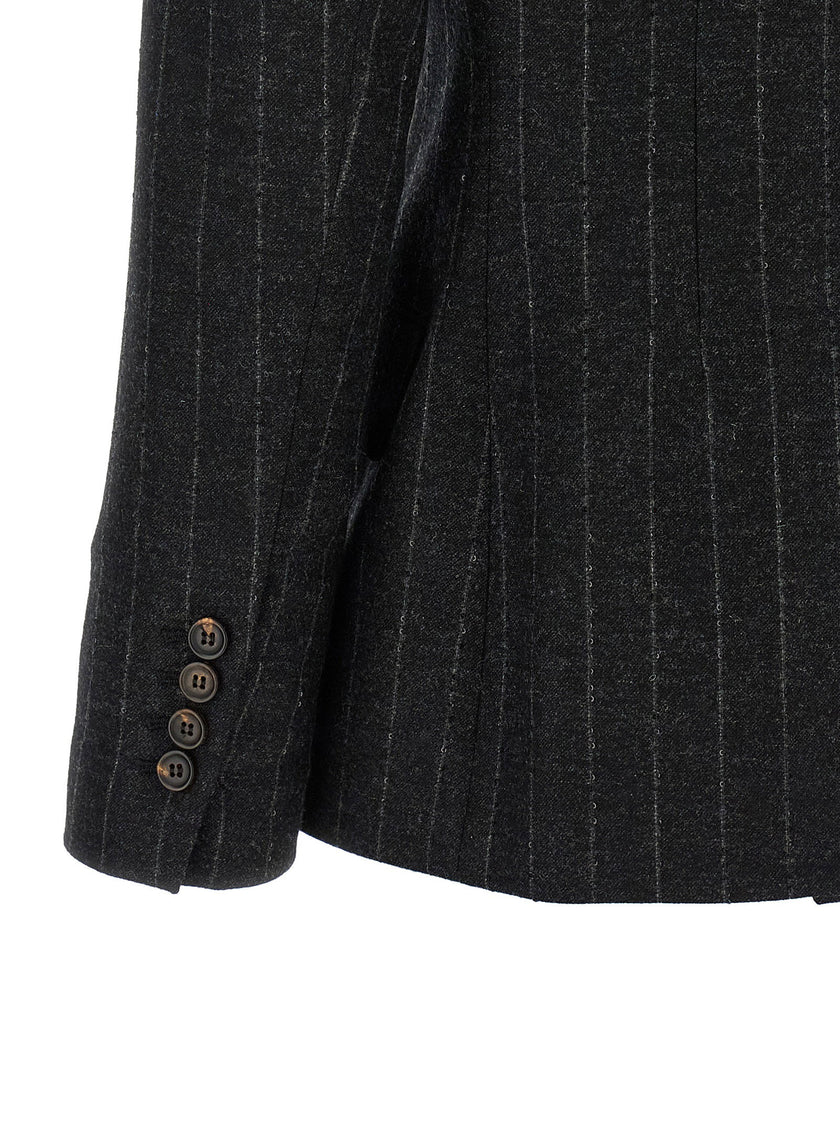 Brunello Cucinelli Pinstripe Blazer