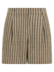 Brunello Cucinelli Striped Bermuda Shorts