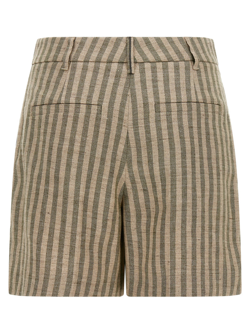Brunello Cucinelli Striped Bermuda Shorts