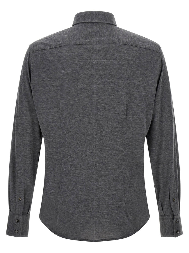 Brunello Cucinelli Cotton And Silk Shirt