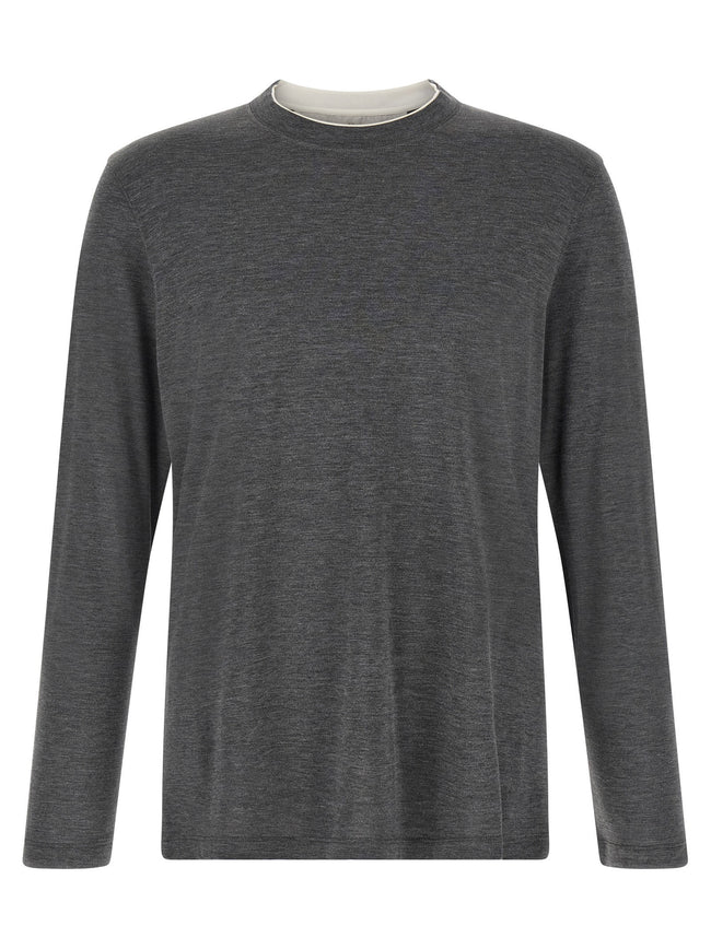 Brunello Cucinelli Silk And Cotton T-shirt