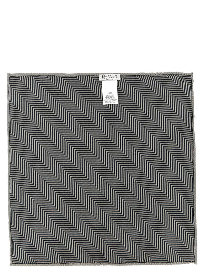 Brunello Cucinelli Chevron Pocket Clutch