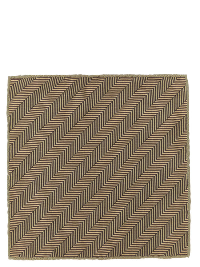 Brunello Cucinelli Chevron Pocket Clutch