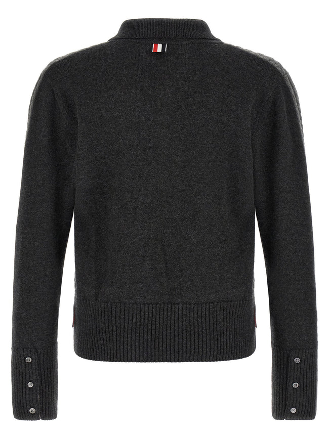 Thom Browne 2-in-1 Trompe Loeil Polo Shirt