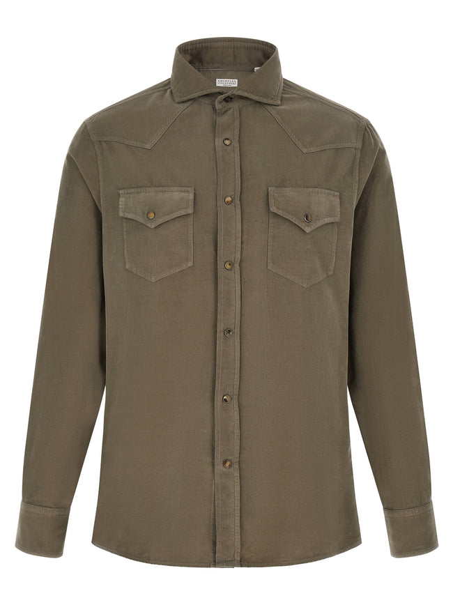 Brunello Cucinelli Corduroy Shirt