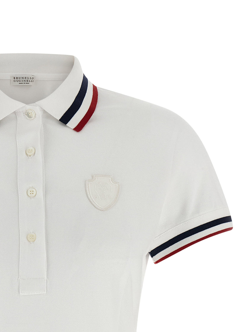 Brunello Cucinelli Logo Embroidery Tennis Dress