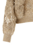 Brunello Cucinelli Whispering Bloom Embroidery Sweater