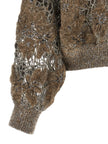 Brunello Cucinelli Whispering Bloom Embroidery Sweater
