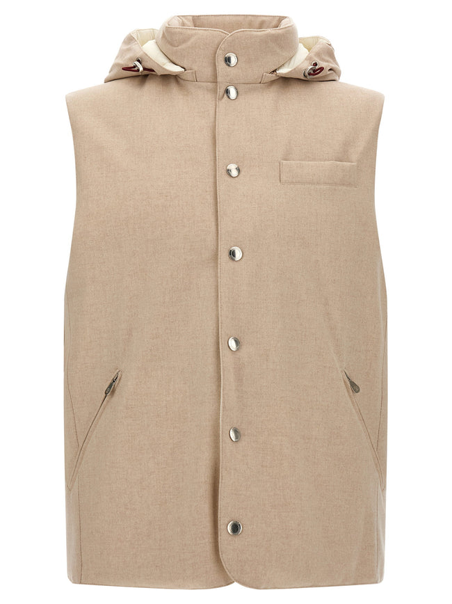 Brunello Cucinelli Flannel Vest