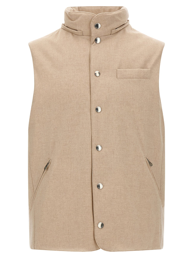Brunello Cucinelli Flannel Vest