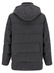 Brunello Cucinelli Membrane Wool Flannel Parka