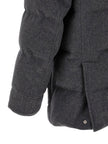 Brunello Cucinelli Membrane Wool Flannel Parka