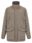 Brunello Cucinelli Membrane Wool Flannel Parka