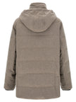 Brunello Cucinelli Membrane Wool Flannel Parka