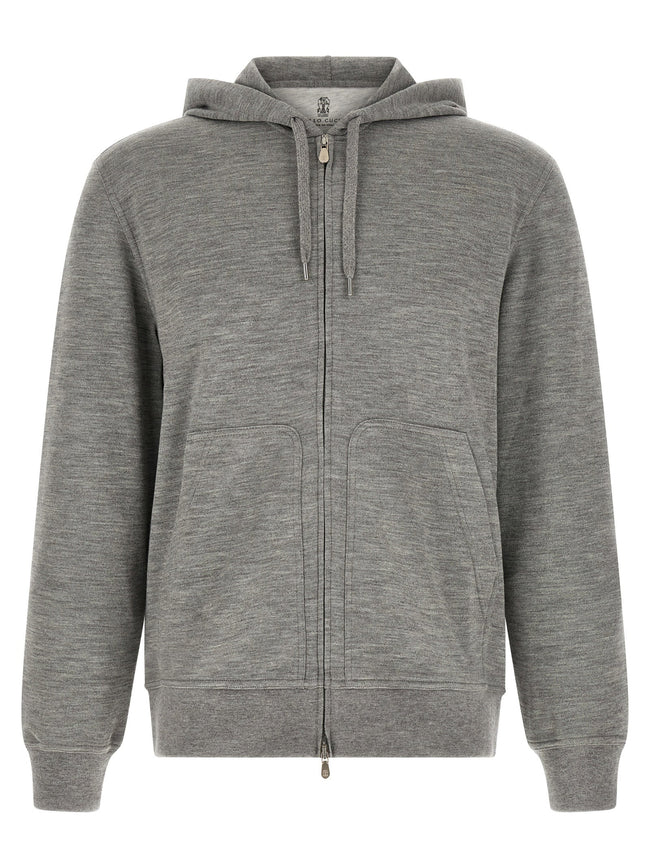 Brunello Cucinelli Cashmere And Silk Hoodie