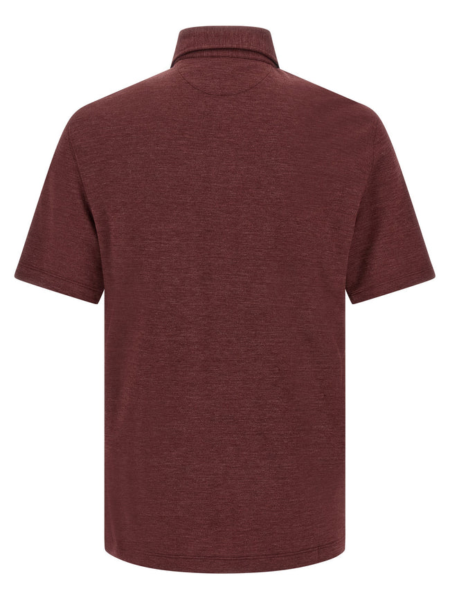 Brunello Cucinelli French Collar Polo Shirt
