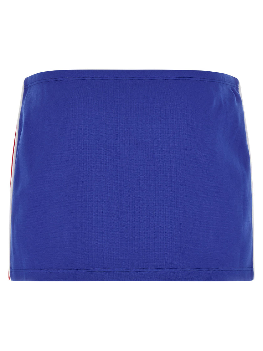 Miu Miu Logo Embroidery Skirt