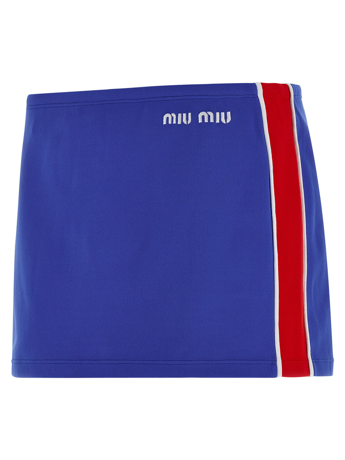 Miu Miu Logo Embroidery Skirt