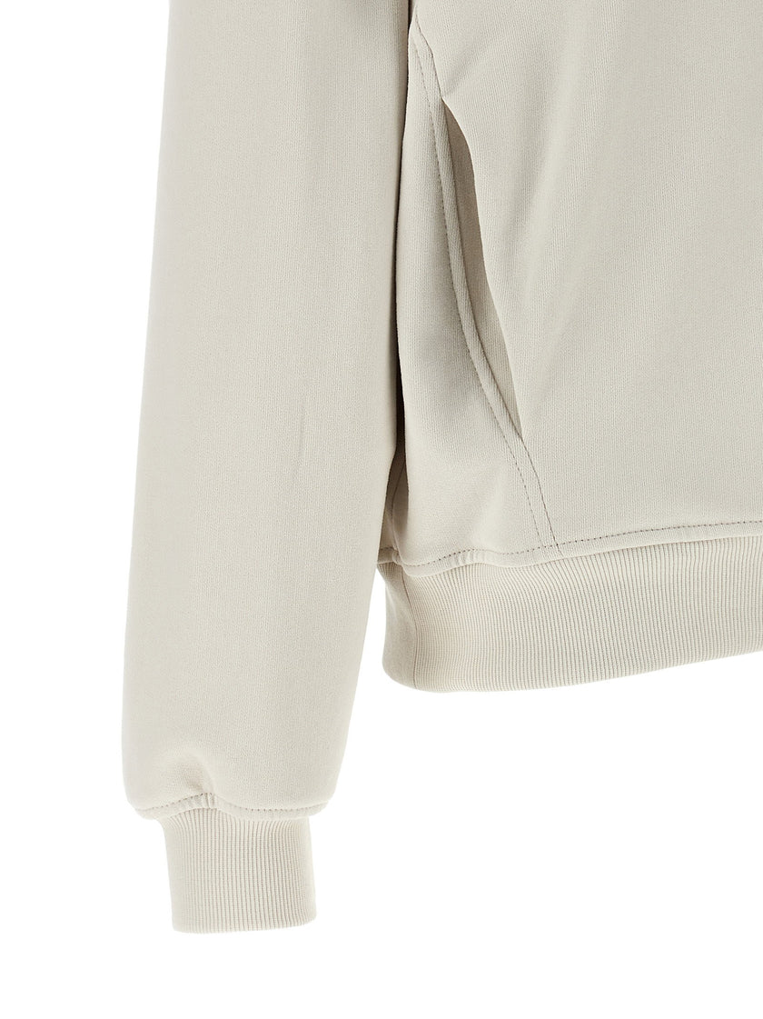 Brunello Cucinelli Shiny Zipper Pull Hoodie