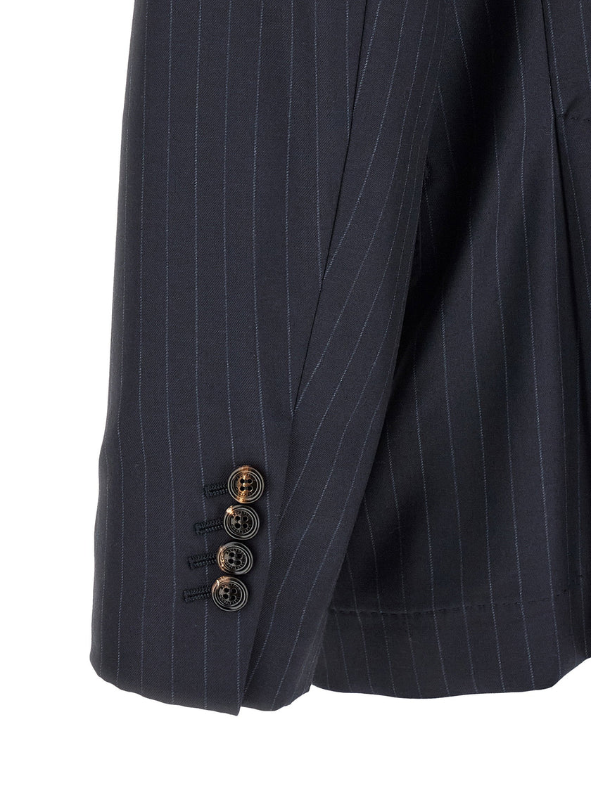 Brunello Cucinelli Pinstripe Batavia Blazer