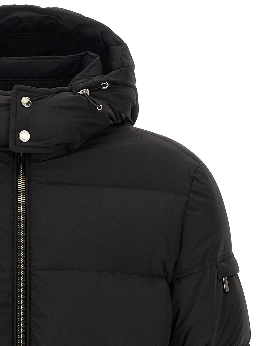 Moorer Brett Bomber Jacket - Acqua Line