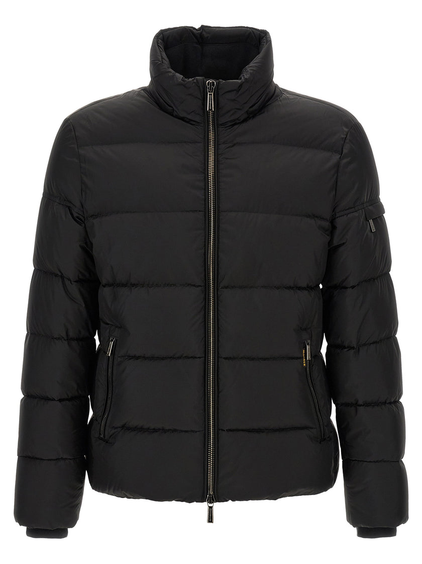 Moorer Brett Bomber Jacket - Acqua Line