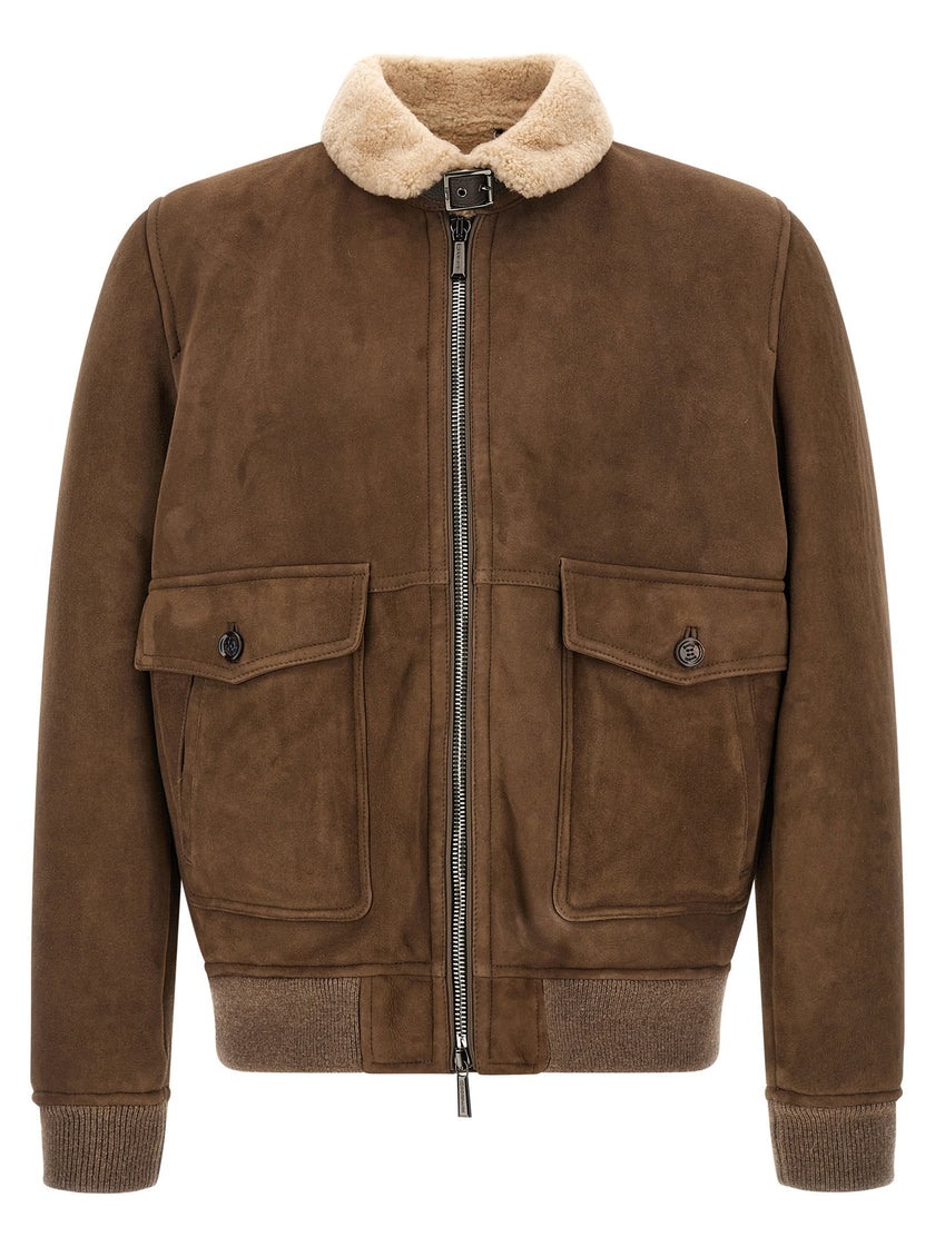 Moorer Fiano Bomber Jacket