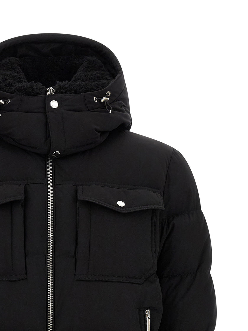 Moorer Alarick Bomber Jacket - Acqua Line