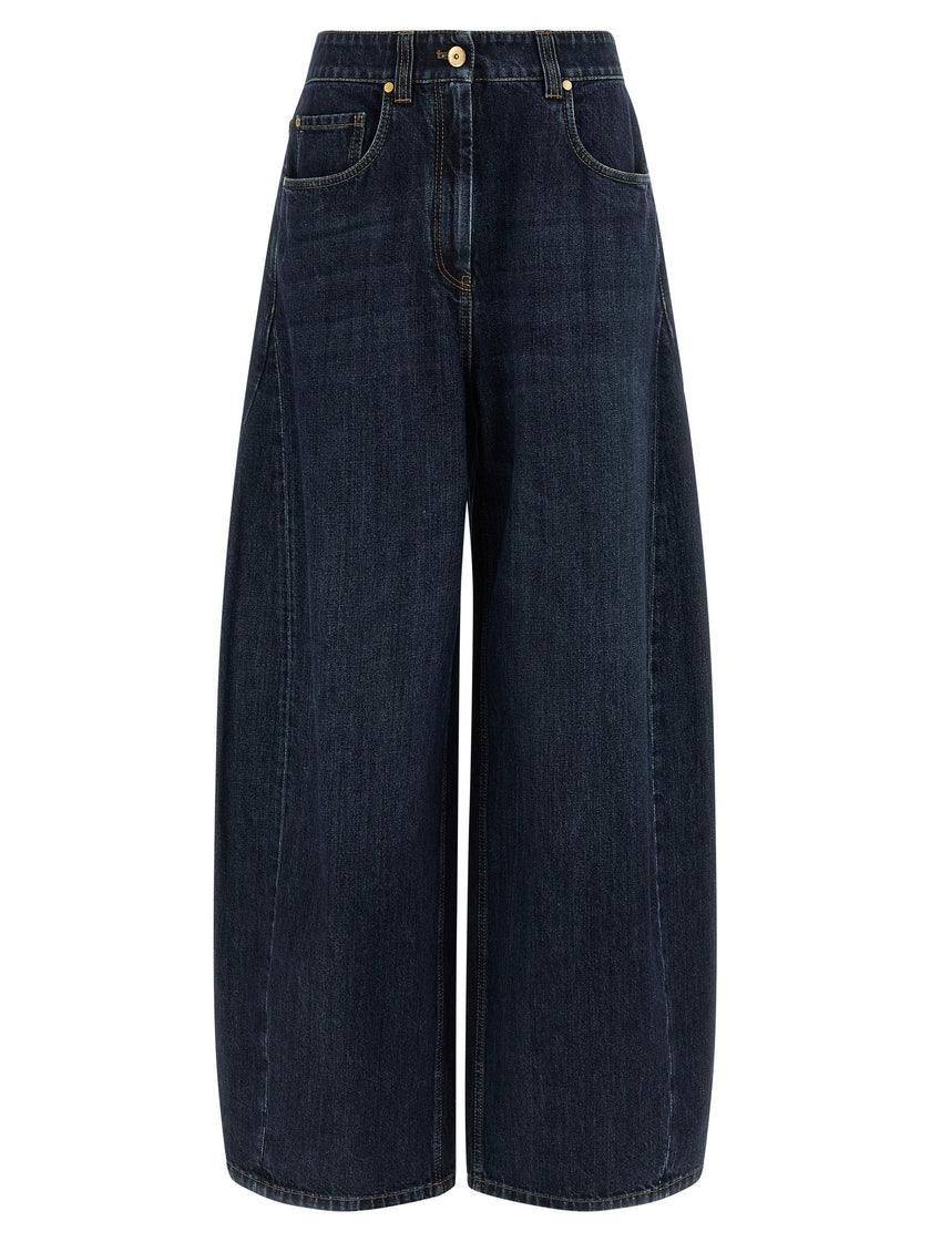 Brunello Cucinelli The Wide Barrel Jeans