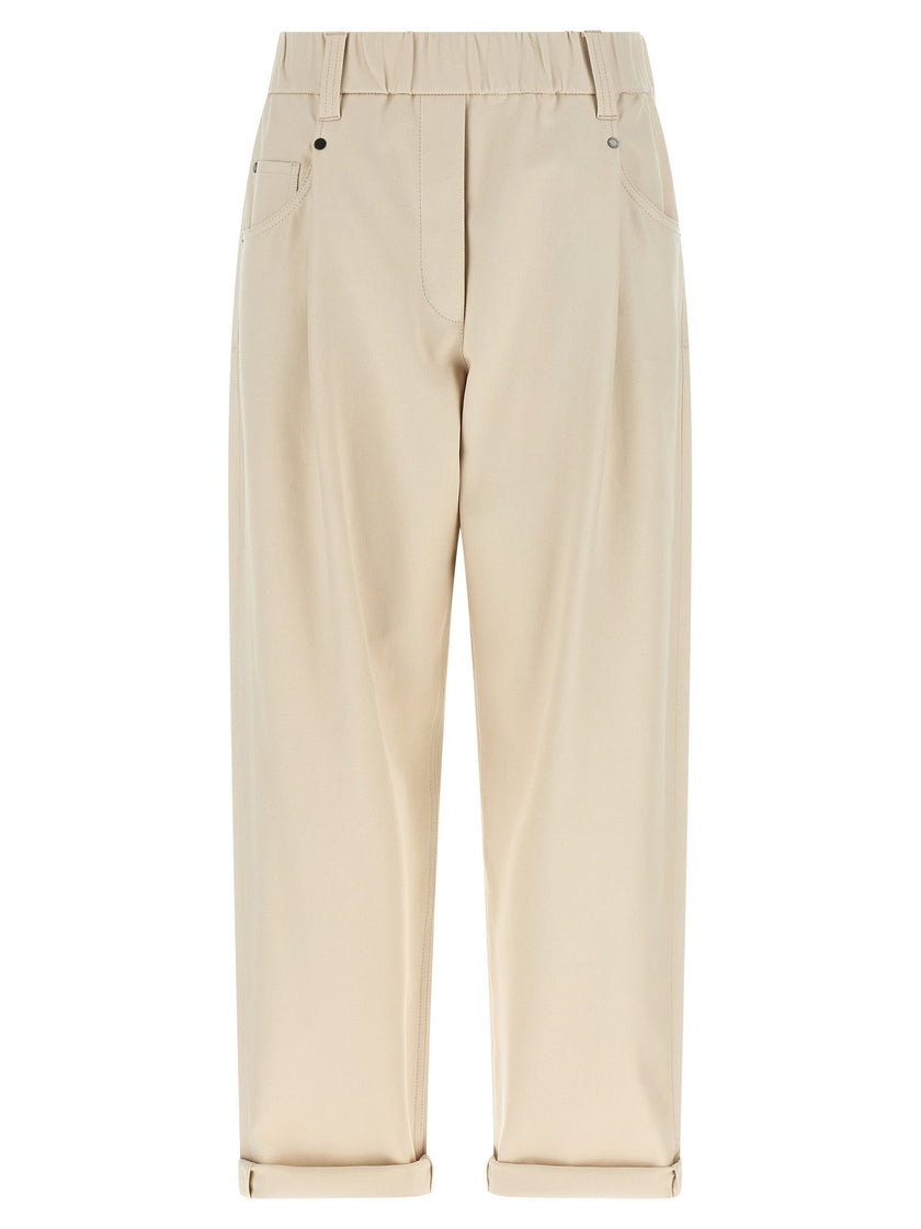 Brunello Cucinelli Baggy Pull-on Pants