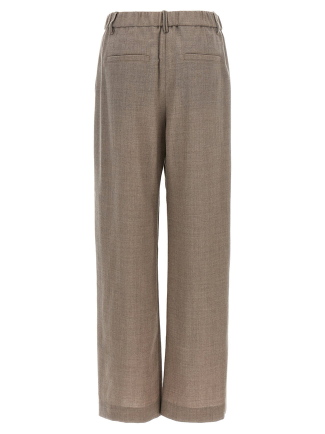Brunello Cucinelli Light Pants With Pleats