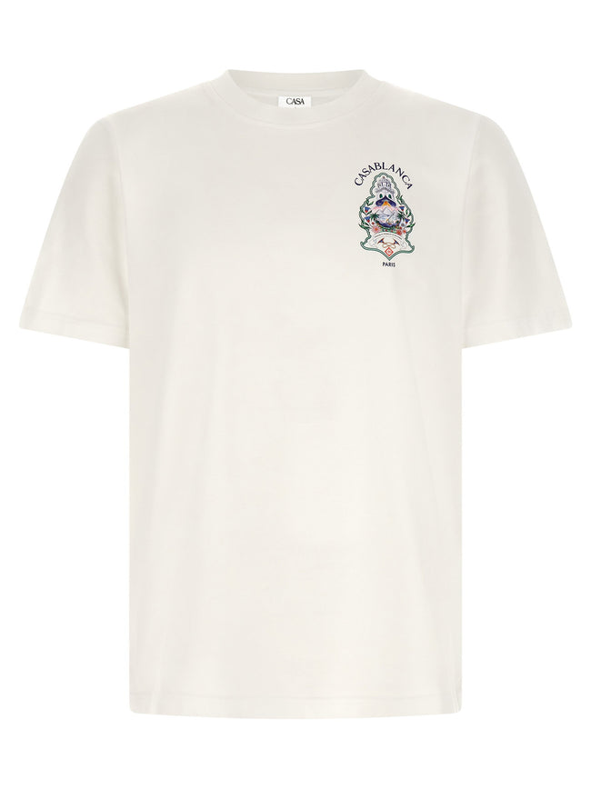 Casablanca Hotel Emblem Print T-shirt