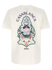Casablanca Hotel Emblem Print T-shirt