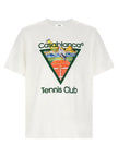 Casablanca Tennis Club Front Print T-shirt