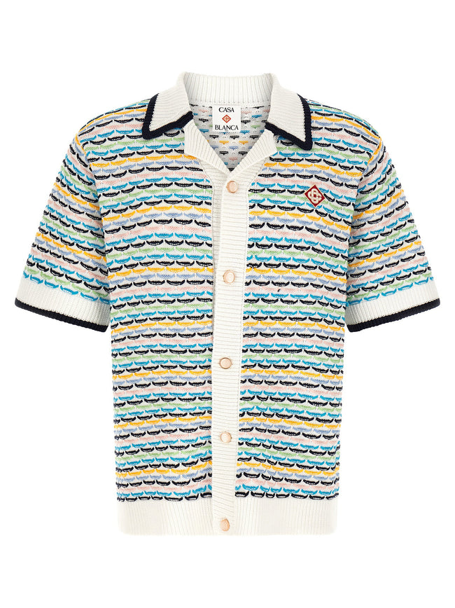 Casablanca Tuck Stitch Shirt