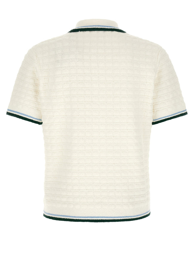 Casablanca Bouclé Polo Shirt