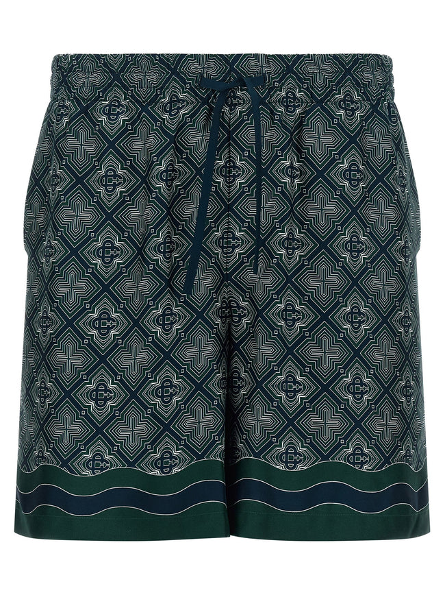 Casablanca Radiating Monogram Shorts