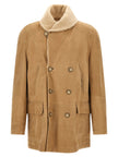 Brunello Cucinelli Caban Shearling Curly