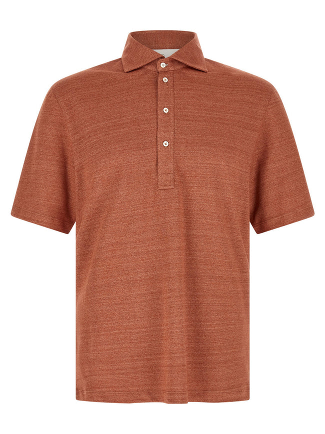 Brunello Cucinelli Polo Jersey Mélange