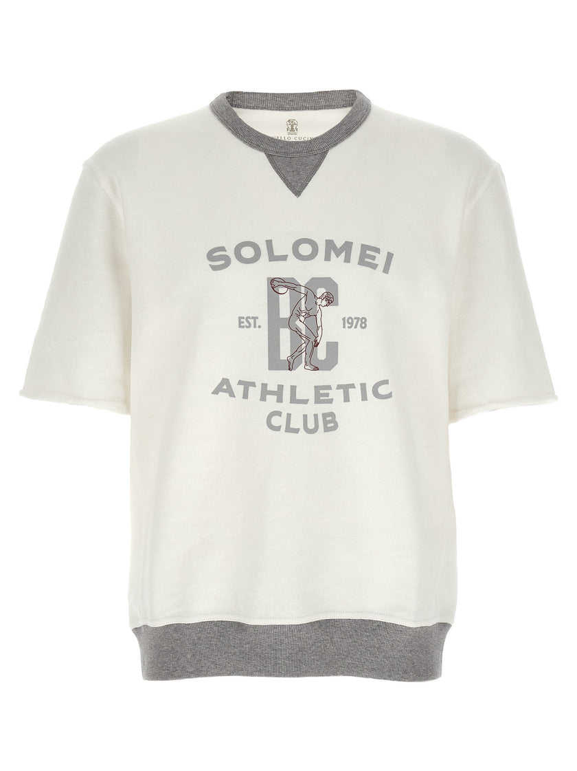Brunello Cucinelli Short Sleeved Sweatshirt