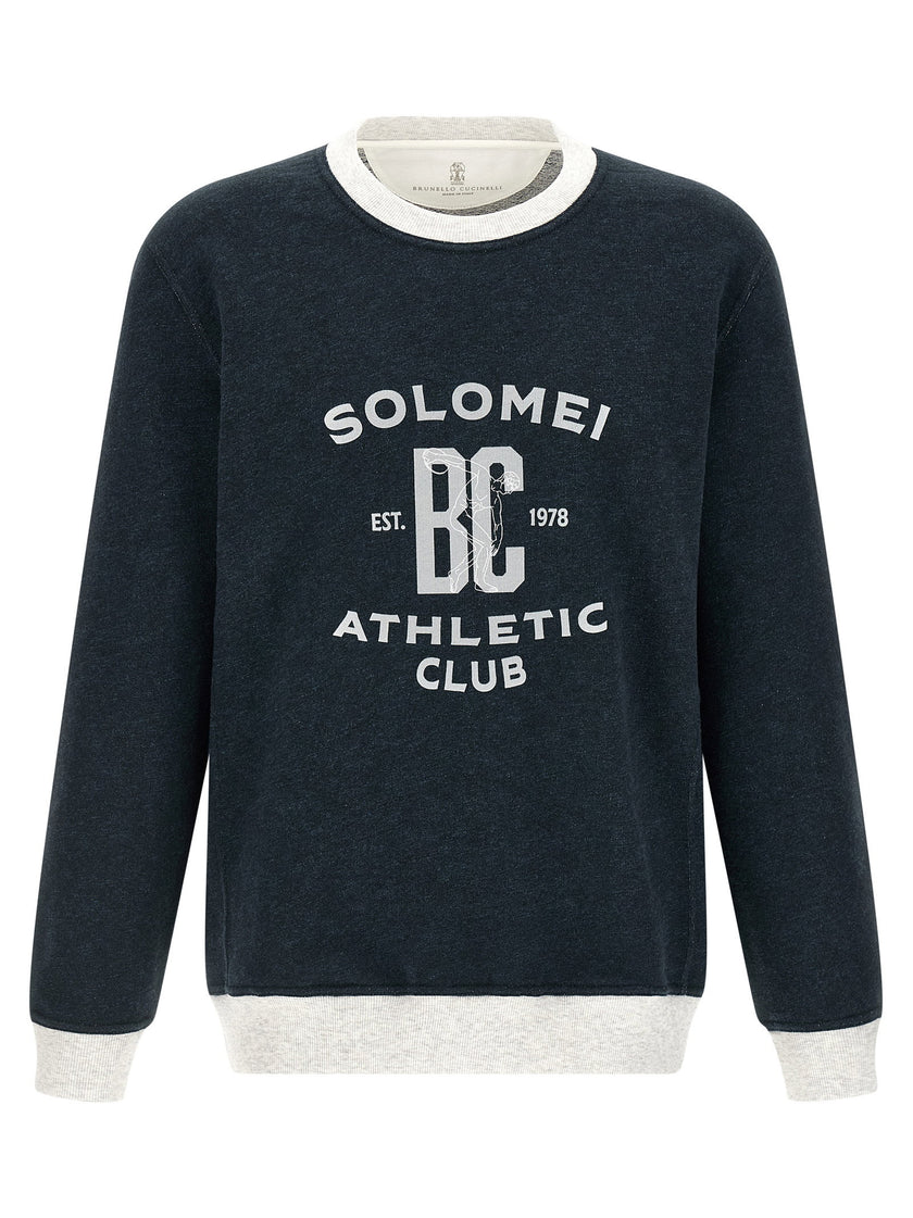 Brunello Cucinelli Cotton And Linen Sweatshirt